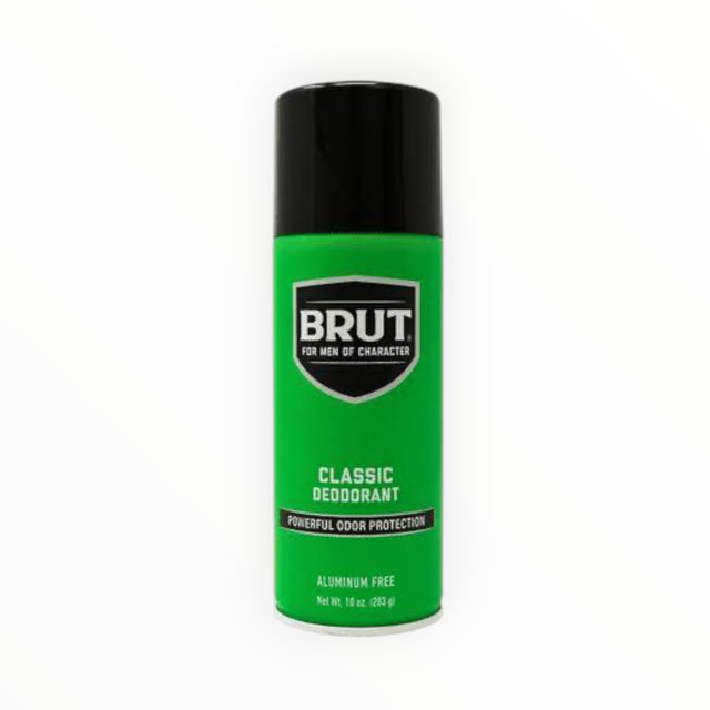 Brut Classic Aluminum-Free Deodorant Spray 24 HR Odor Protection 10oz