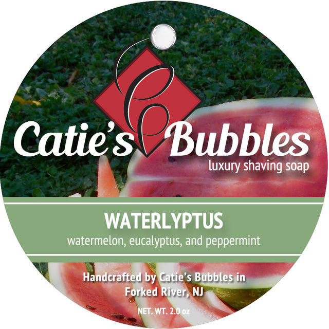 Catie's Bubbles - Waterlyptus - Luxury Shaving Soap - 2oz