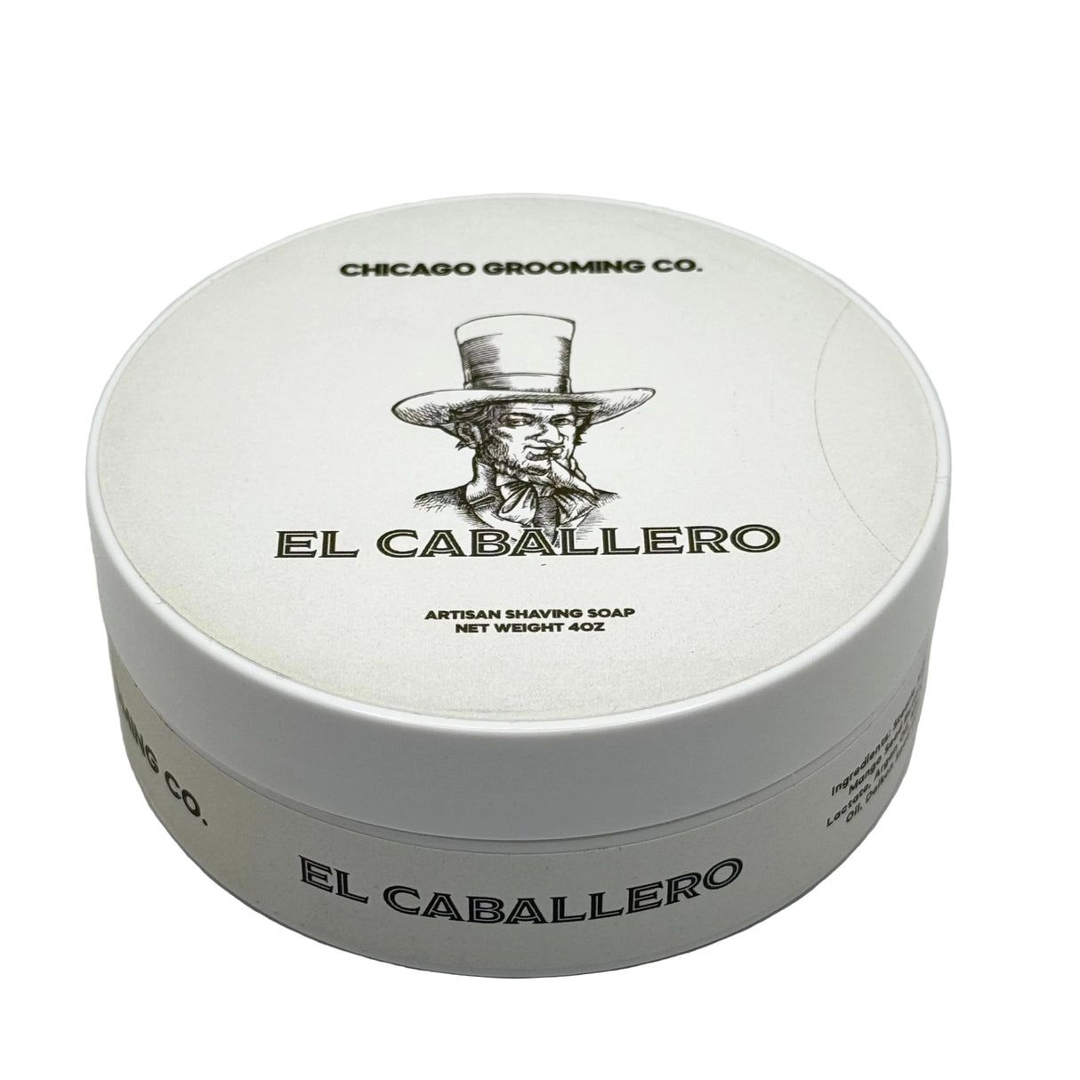 Chicago Grooming Co. El Caballero Shaving Soap 4oz