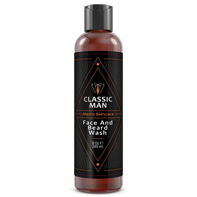 Classic Man Face and Beard Wash - 8oz
