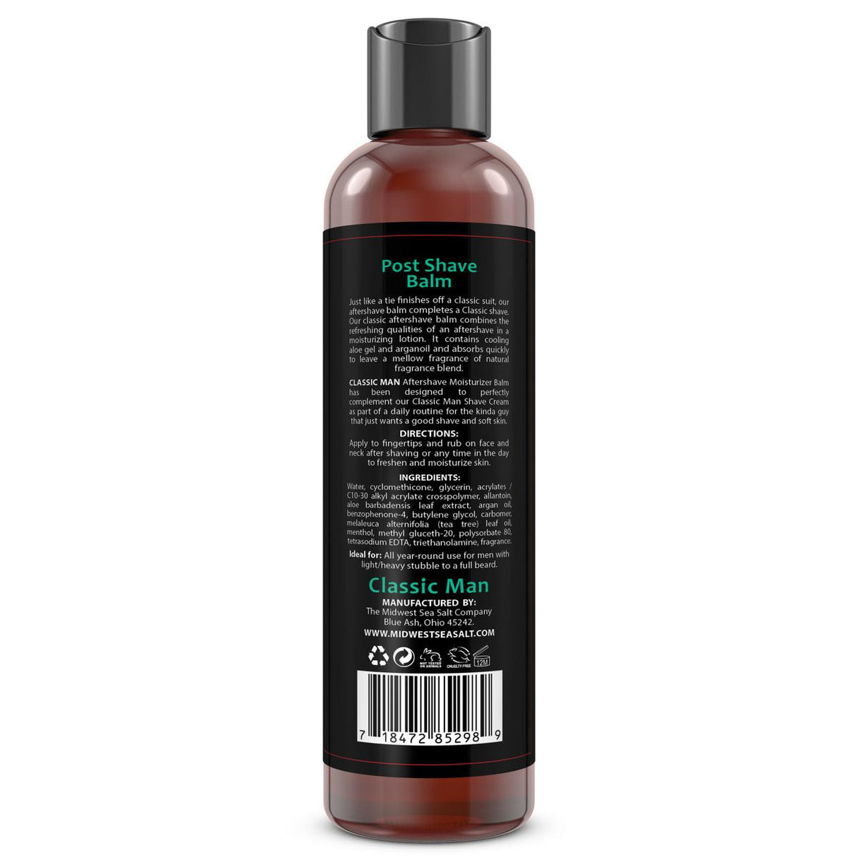 Classic Man Post Shave Balm – 8 oz