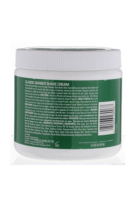 Clubman - Classic Barber - Shave Cream - 16oz