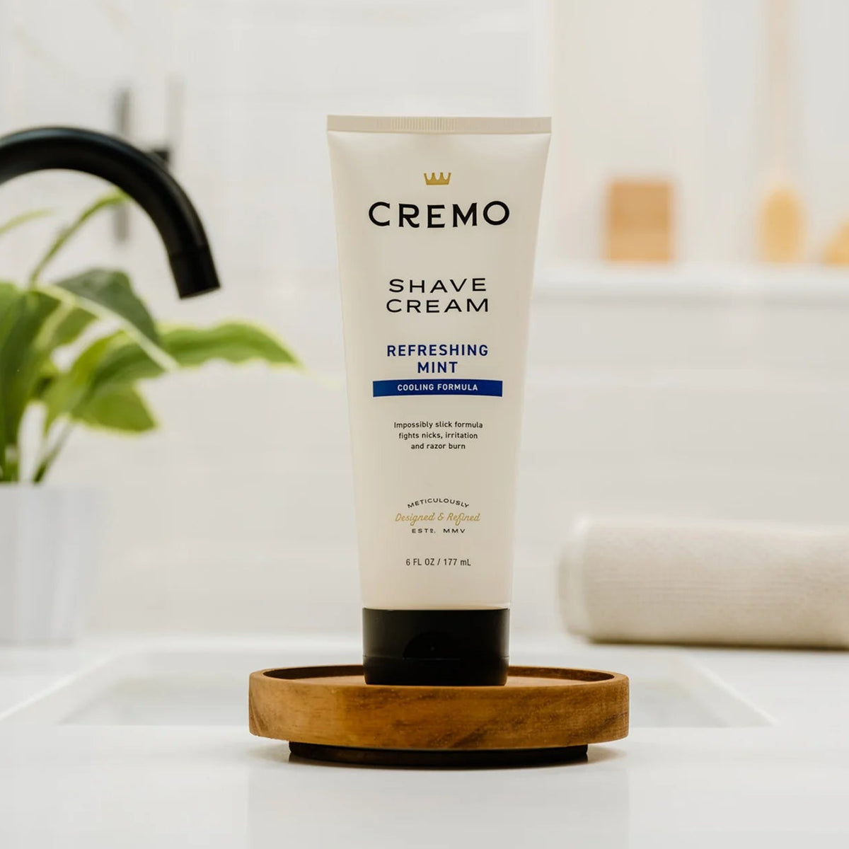 Refreshing Mint Cooling Shaving Cream 6oz | Cremo | The Razor Company