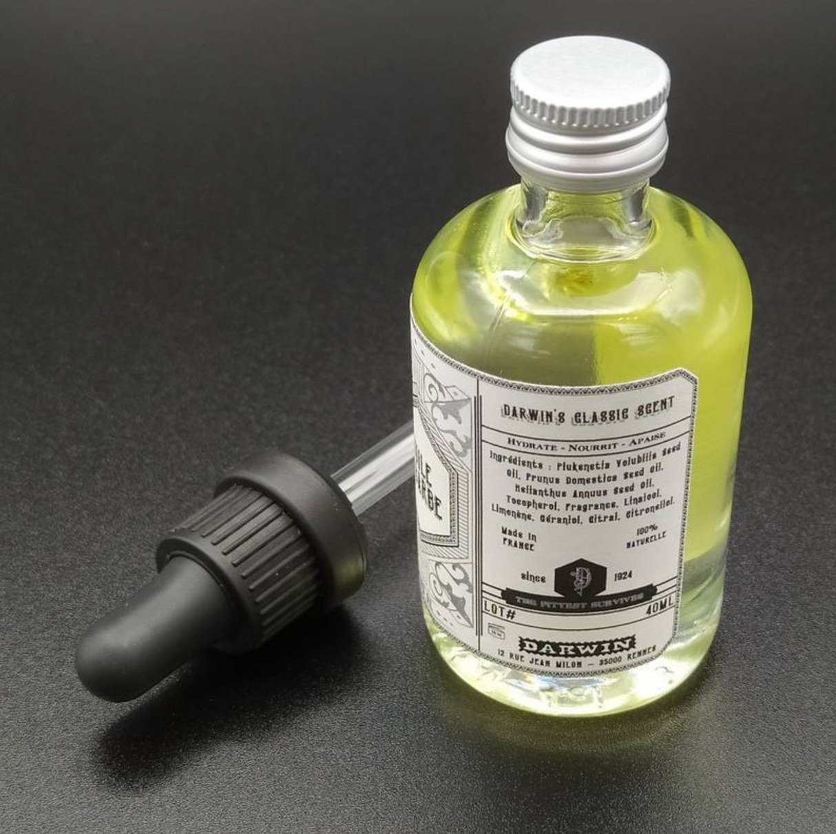 Darwin Shaving - Luxury Beard Oil – Classic Scent - 40ml Glass Bottle