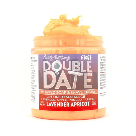 Double Date - Lavender Apricot - Whipped Shaving Cream - 8oz