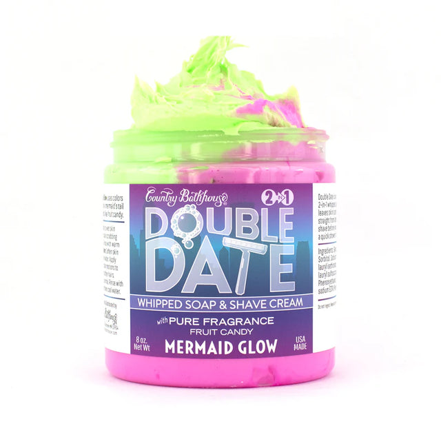 Double Date - Mermaid Glow - Whipped Shaving Cream - 8oz