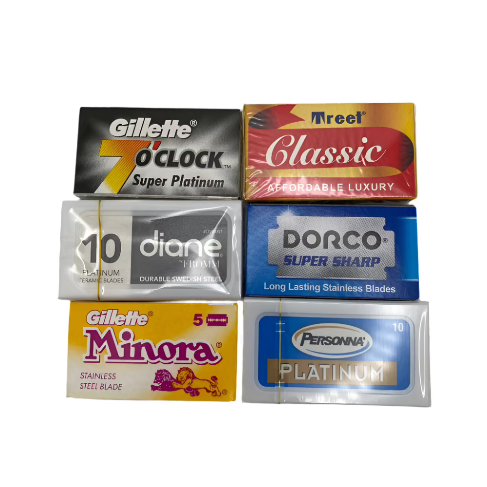 Double Edge Razor Blade Assortment Pack