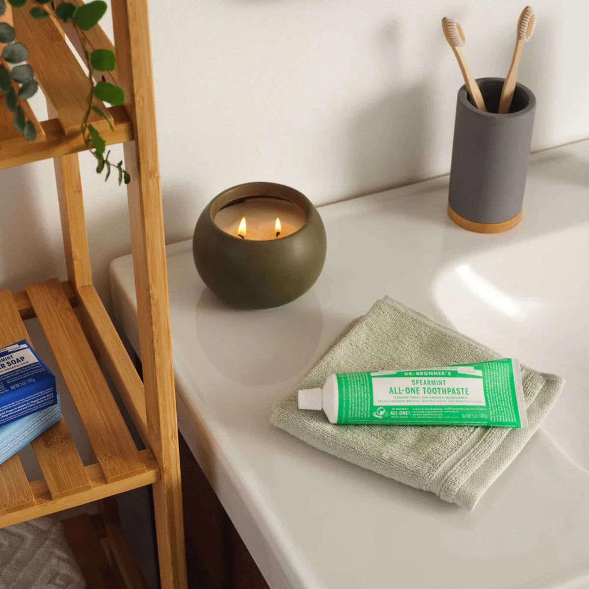 Dr Bronners Spearmint Toothpaste 5oz