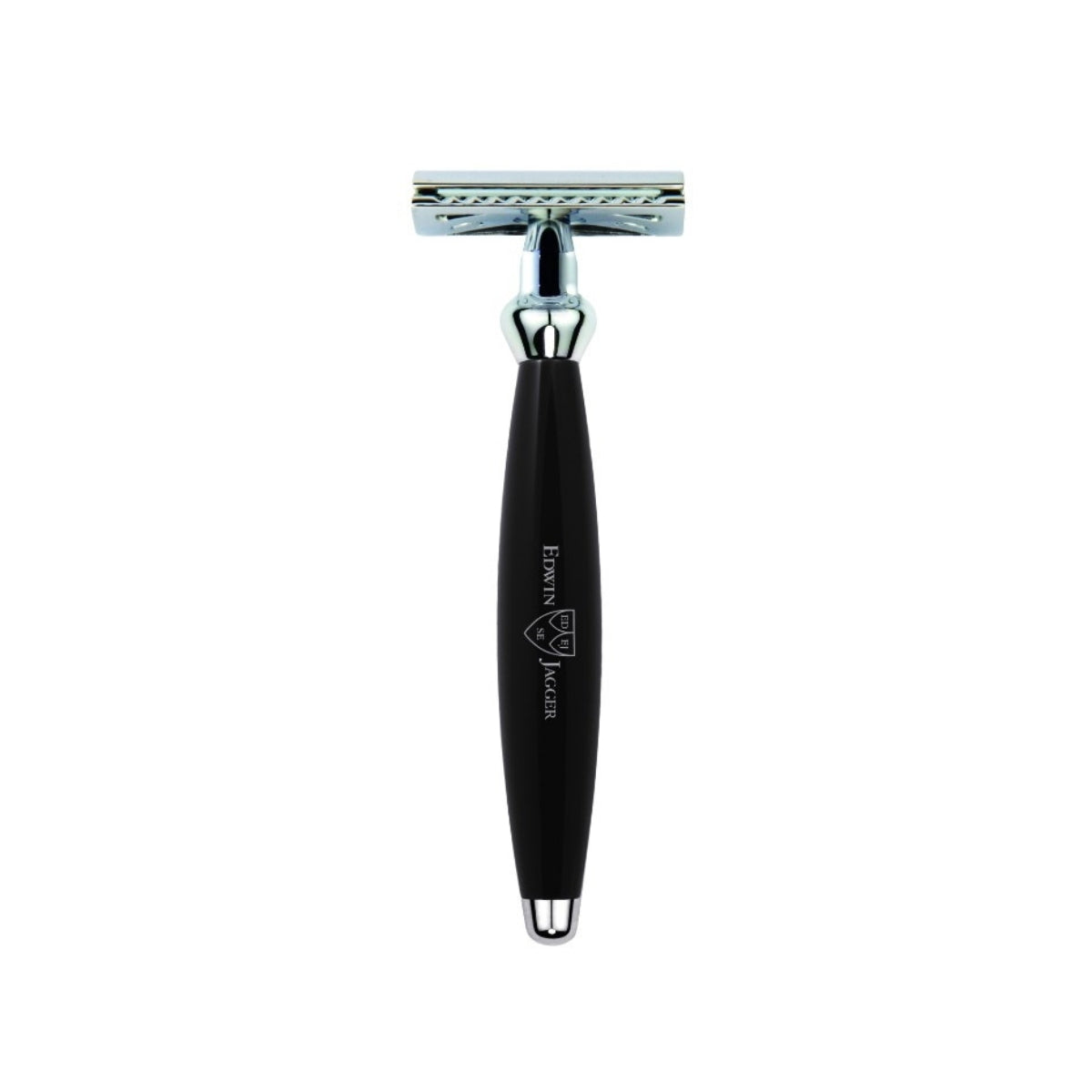 Edwin Jagger Bulbous Black DE Safety Razor B6SR