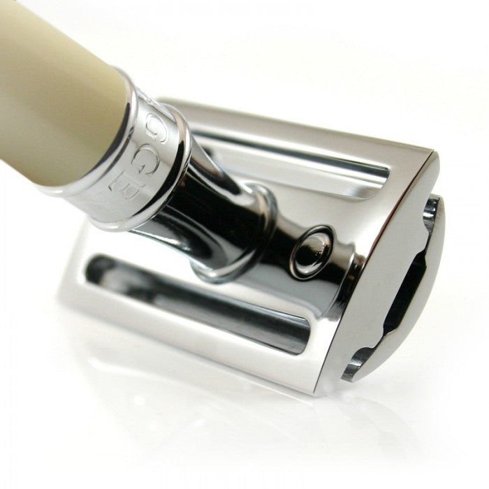 Edwin Jagger - Double Edge Safety Razor - Imitation Ivory Handle - DE87
