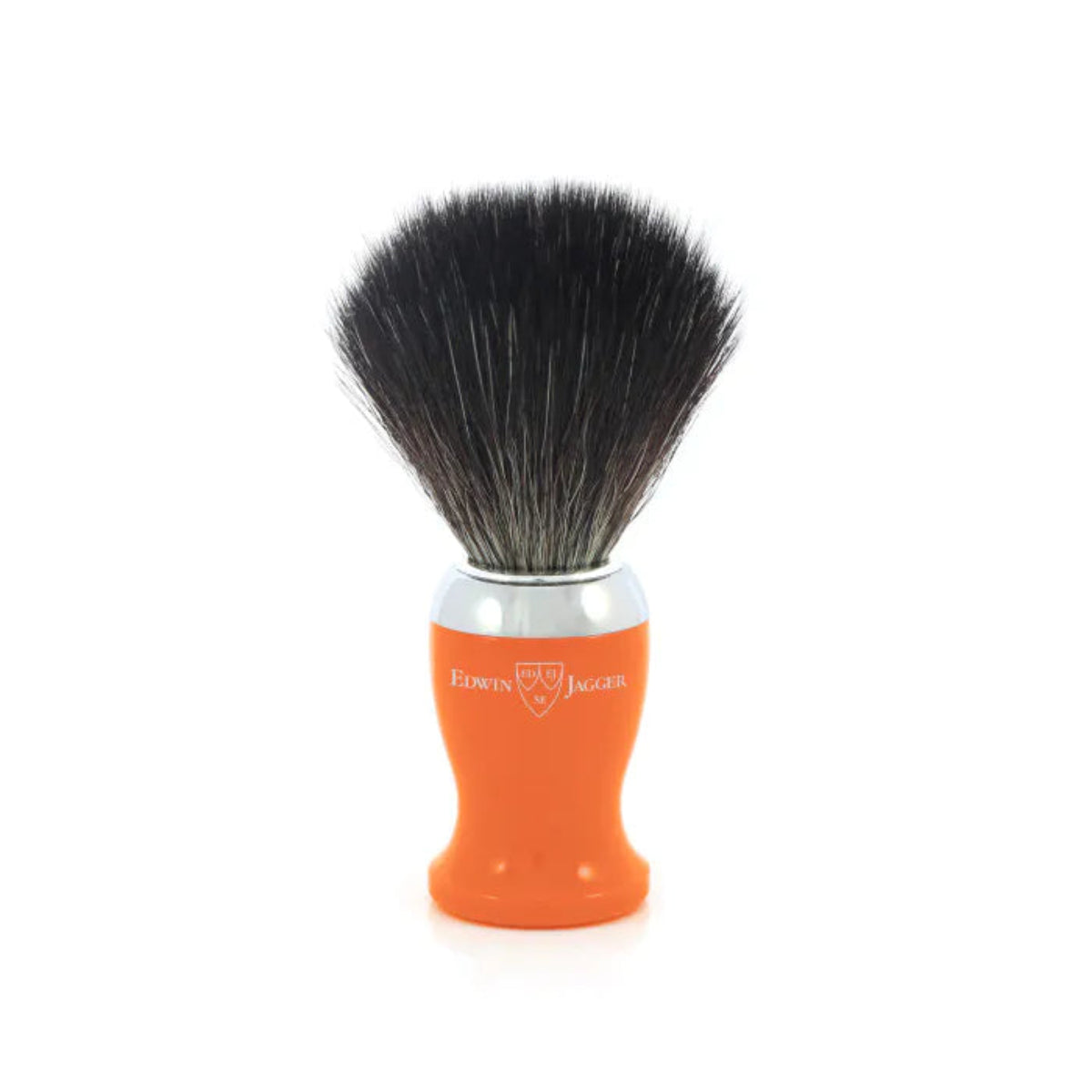 Edwin Jagger Orange Shaving Brush Black Synthetic 21mm 21SB720CR