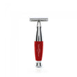 Edwin Jagger - Red & Chrome Double Edge Safety Razor