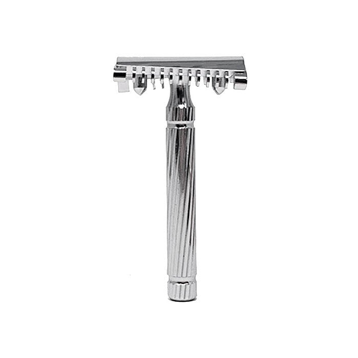 Fatip - Chrome Piccolo Double Edge Safety Razor - Open Comb