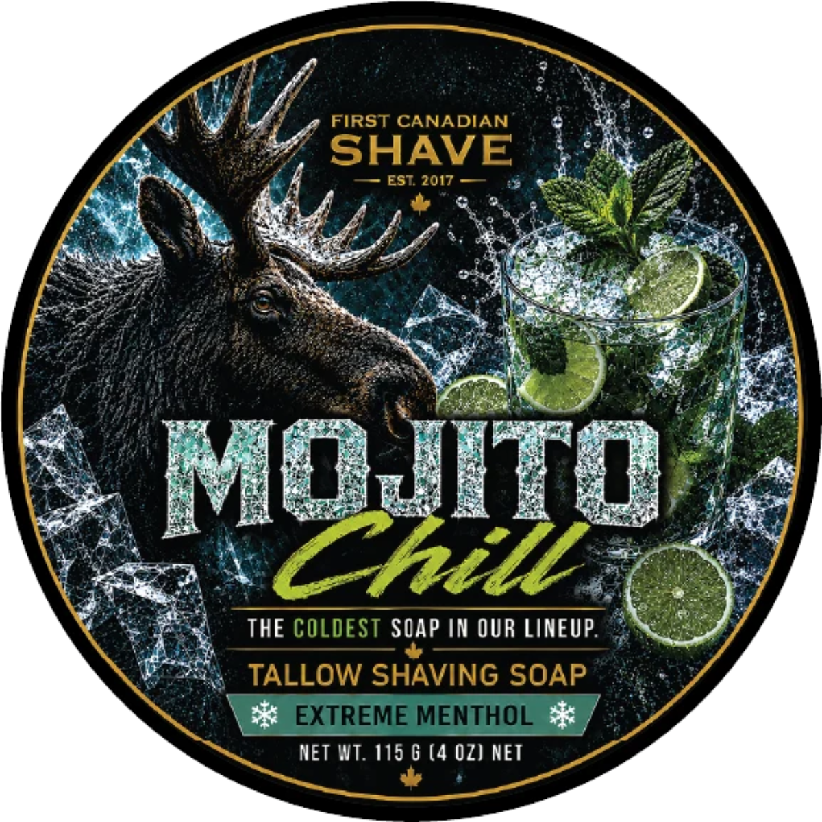 First Canadian Shave Mojito Chill Shaving Soap 4oz