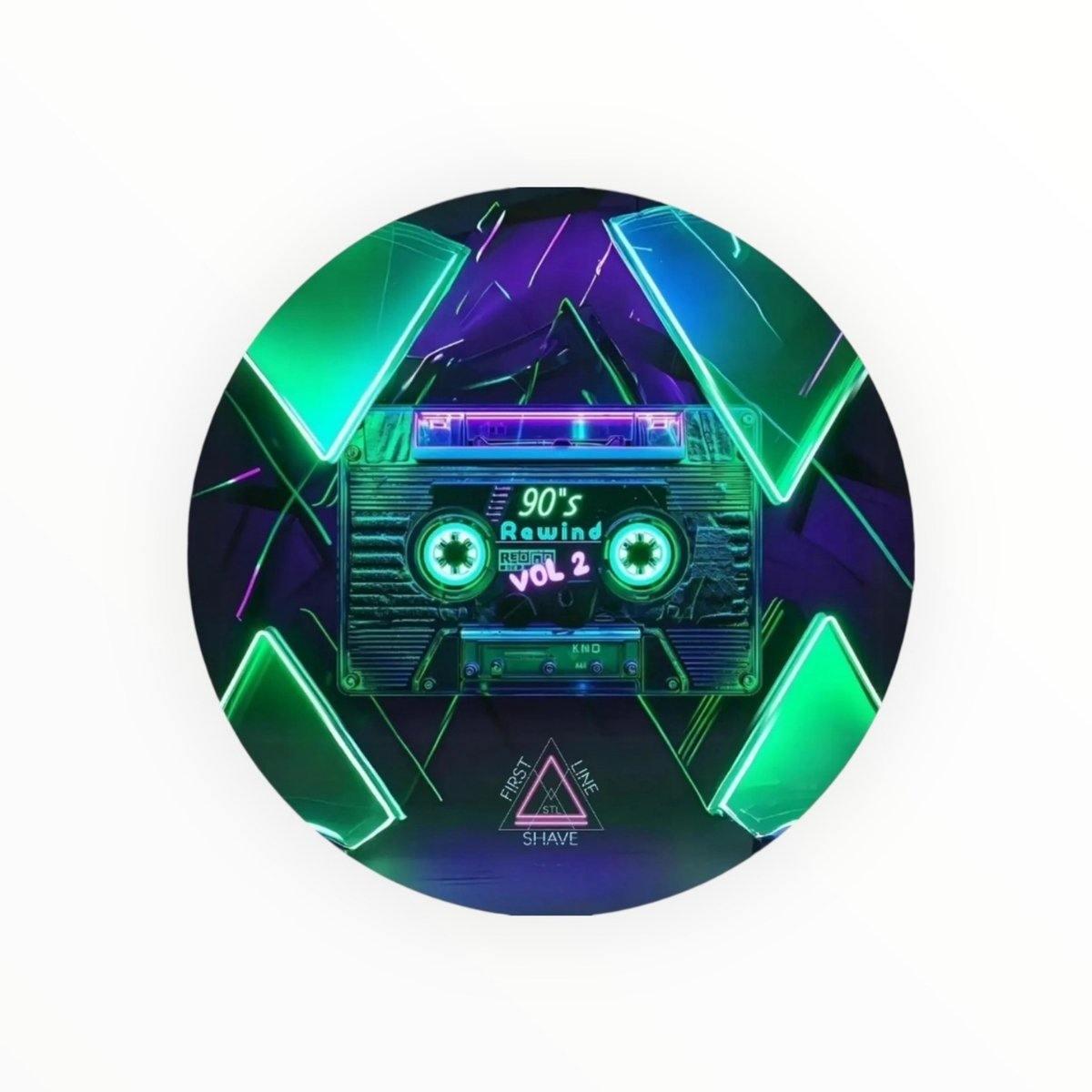 First Line Shave 90s Rewind Vol 2 Wagyu Tallow Shaving Soap 4oz