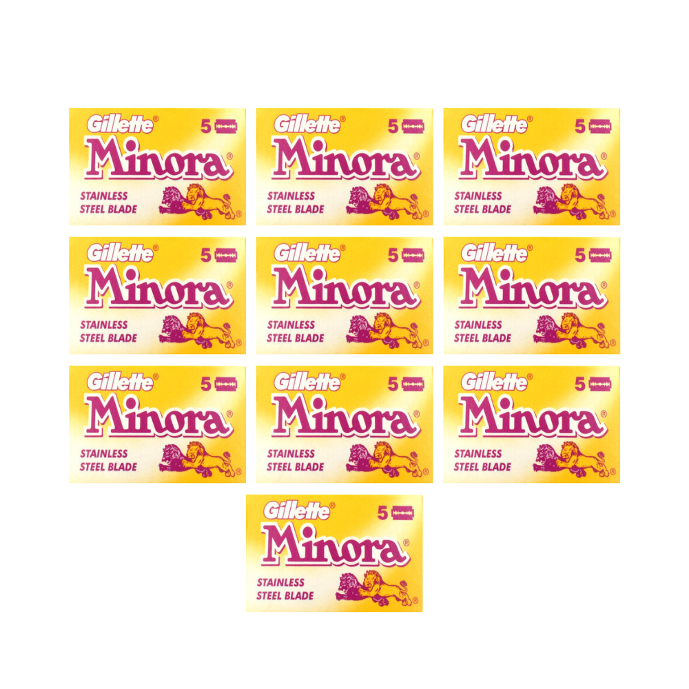 Gillette - Minora - Stainless Steel Double Edge Razor Blades
