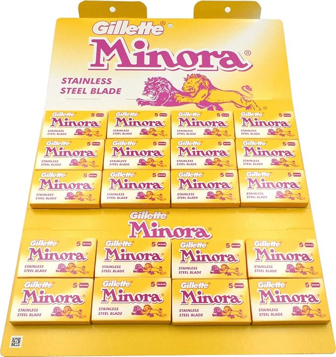 Gillette - Minora - Stainless Steel Double Edge Razor Blades