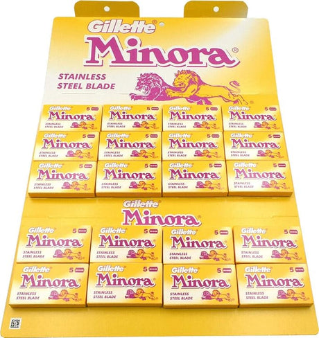 Gillette - Minora - Stainless Steel Double Edge Razor Blades