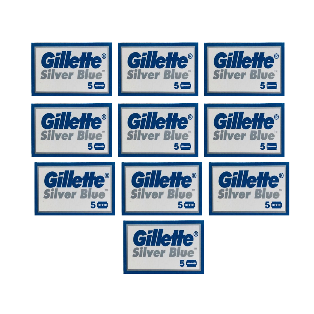 Gillette - Silver Blue Double-Edge Razor Blades