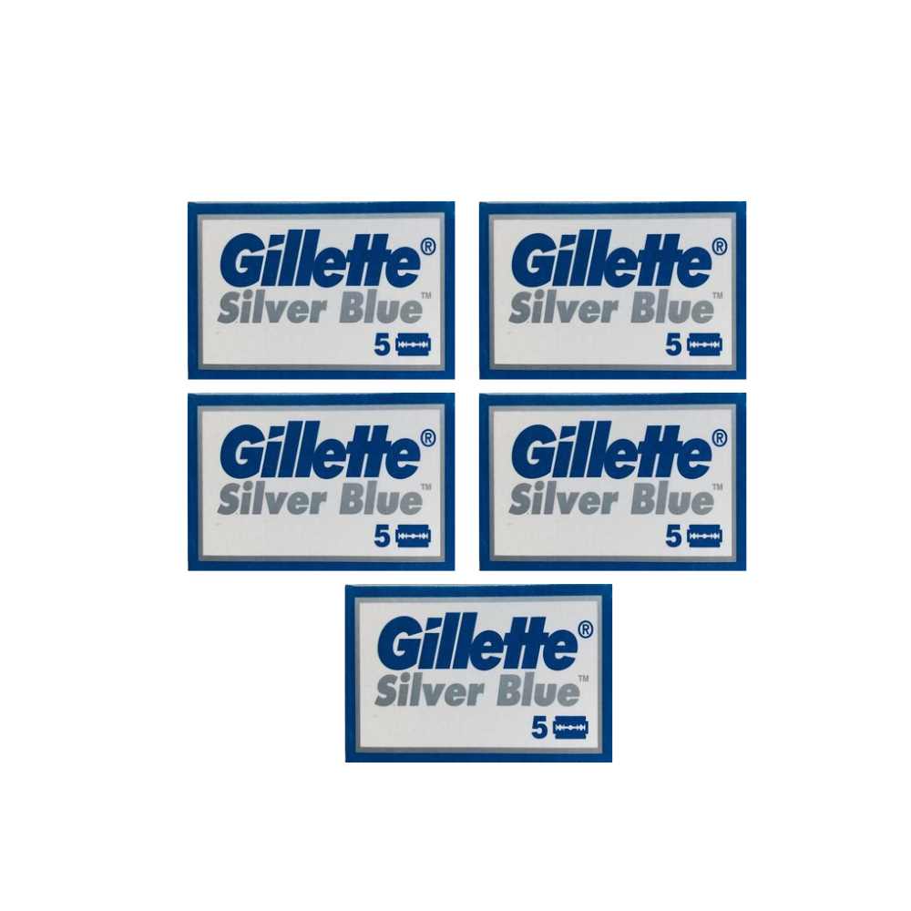 Gillette - Silver Blue Double-Edge Razor Blades
