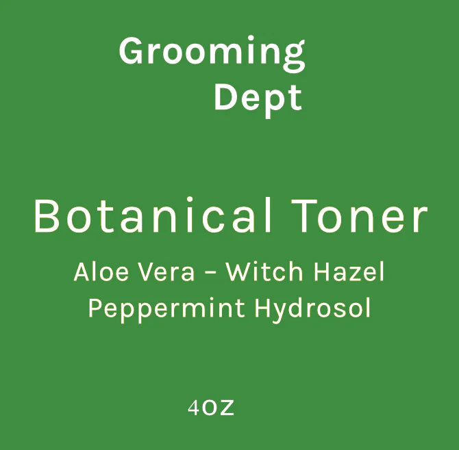 Grooming Dept Peppermint Botanical Toner 4oz
