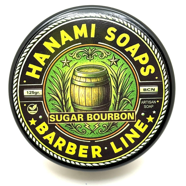 Hanami Soaps Sugar Bourbon Shaving Soap 4.4oz