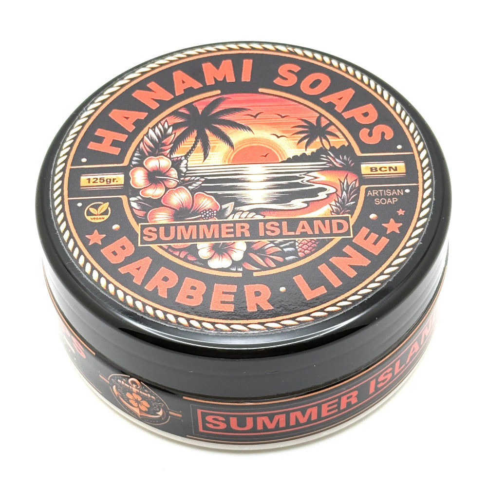 Hanami Soaps Summer Island Shaving Soap 125g