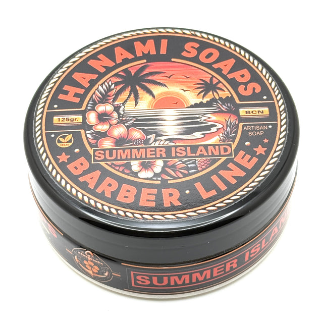 Hanami Soaps Summer Island Shaving Soap 125g