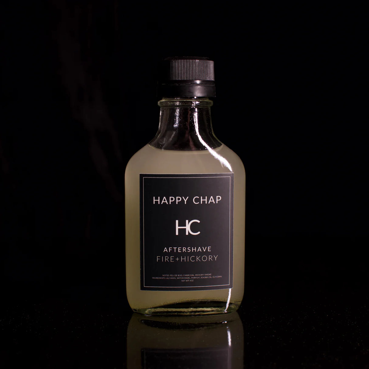 Happy Chap Fire + Hickory Aftershave Splash 4oz