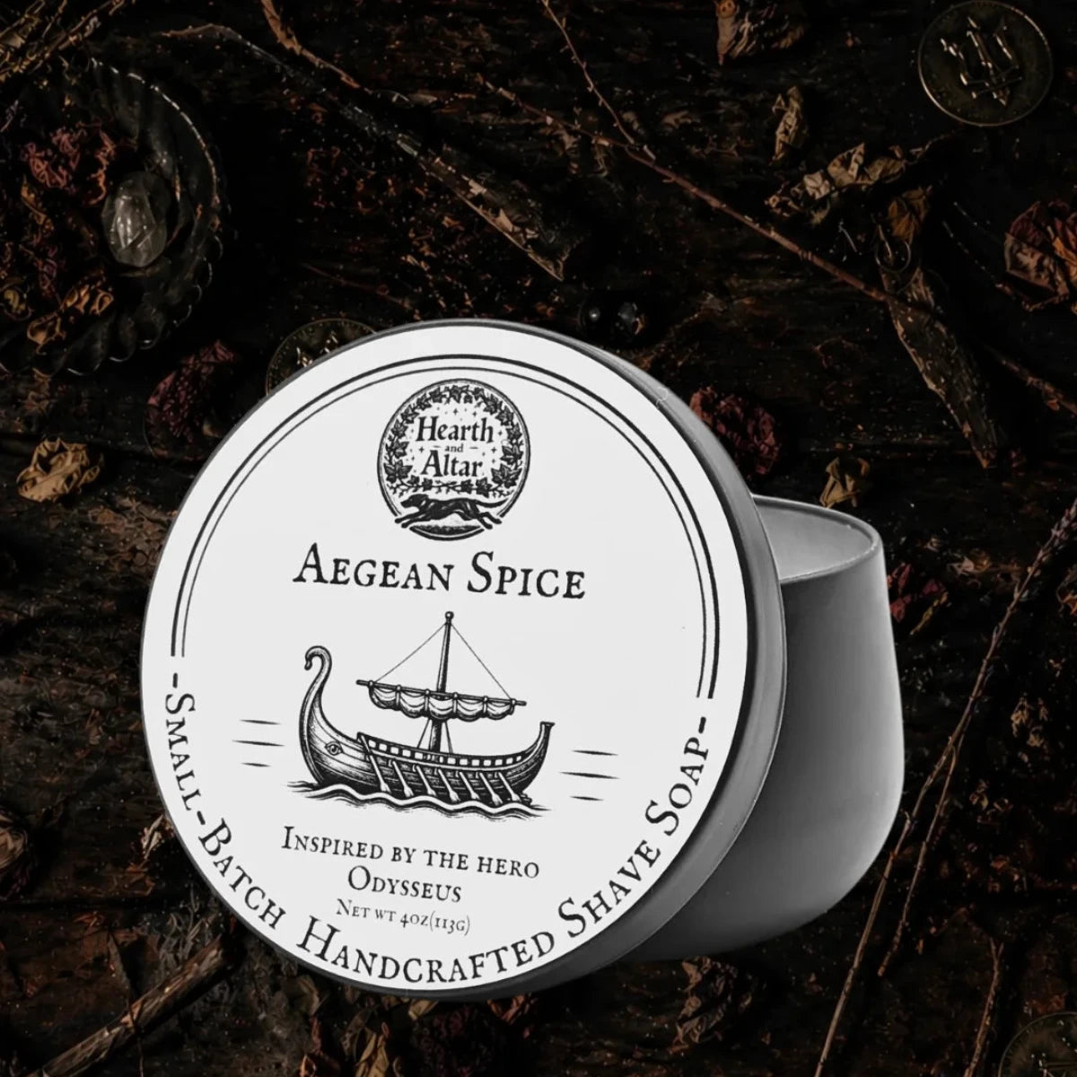 Hearth and Altar Aegean Spice Shave Soap 4oz