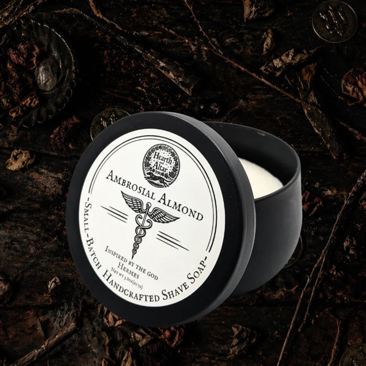 Hearth and Altar Ambrosial Almond Shave Soap 3.8oz