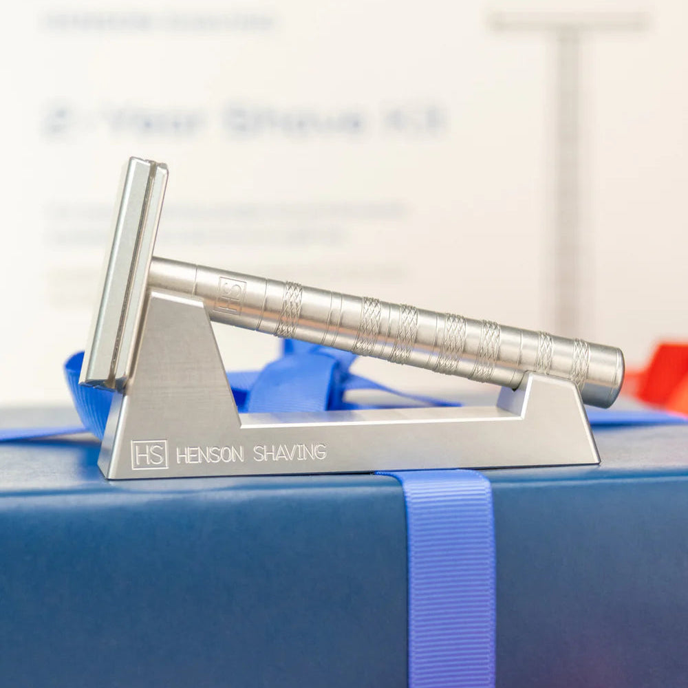 Henson Shaving AL13 Mild Razor 2 Year Shave Kit