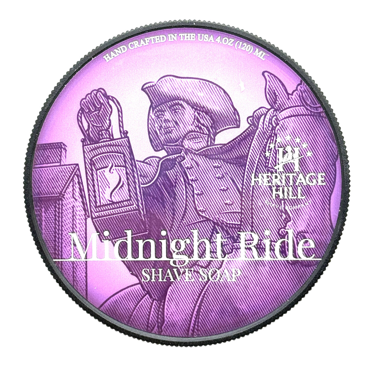 Heritage Hill Shave Company Midnight Ride Shave Soap 4oz