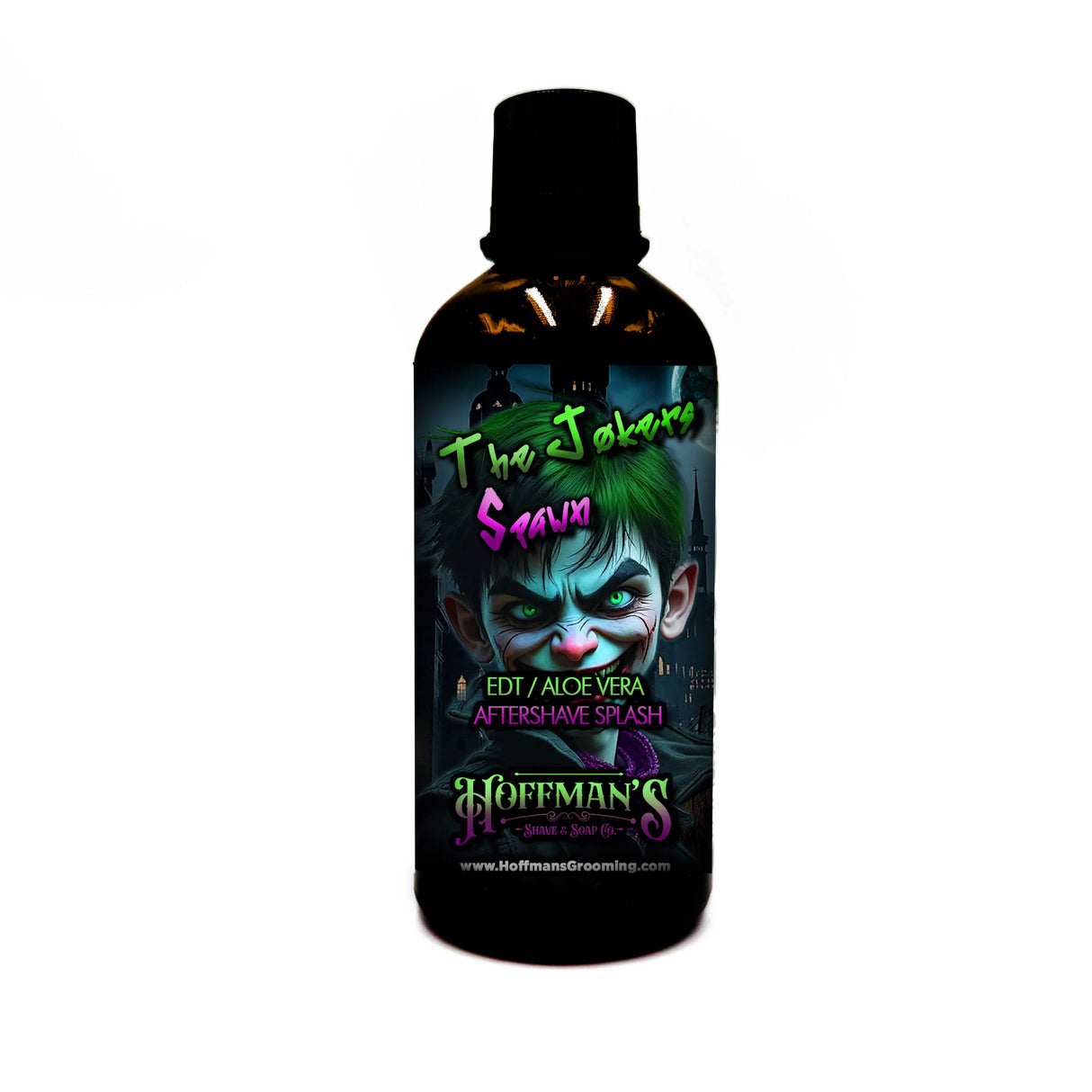 Hoffman's The Joker's Spawn Limited Halloween Edition EDT Aloe Vera Aftershave Splash 100ml