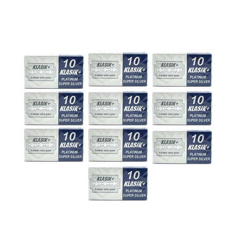 Klasik - Platinum Super Silver Double Edge Razor Blades