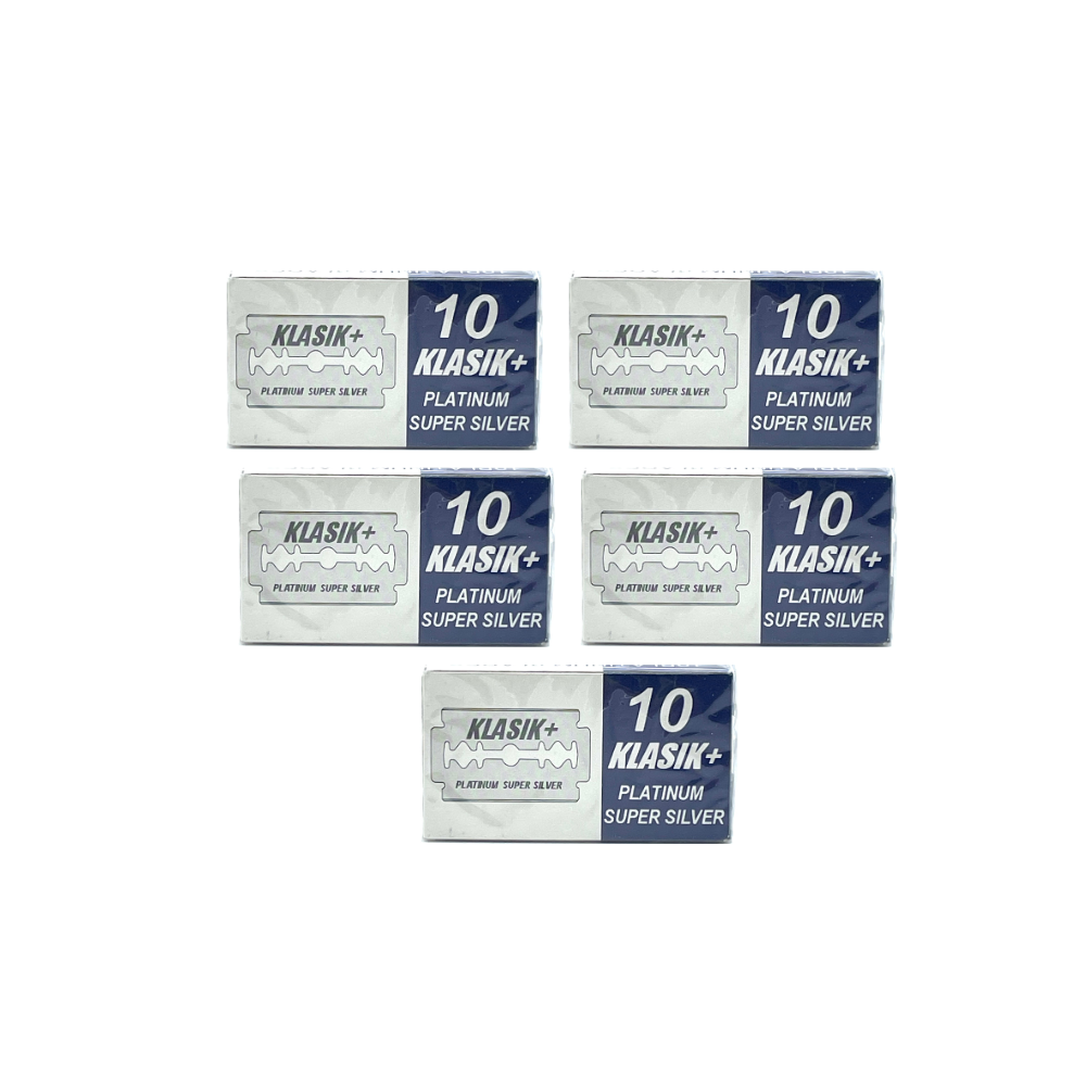 Klasik - Platinum Super Silver Double Edge Razor Blades