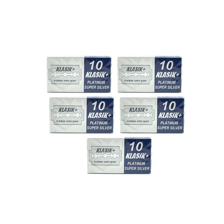 Klasik - Platinum Super Silver Double Edge Razor Blades