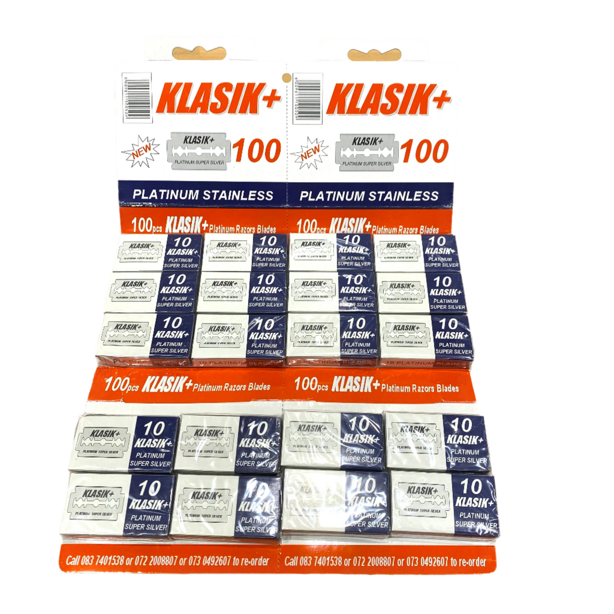Klasik - Platinum Super Silver Double Edge Razor Blades