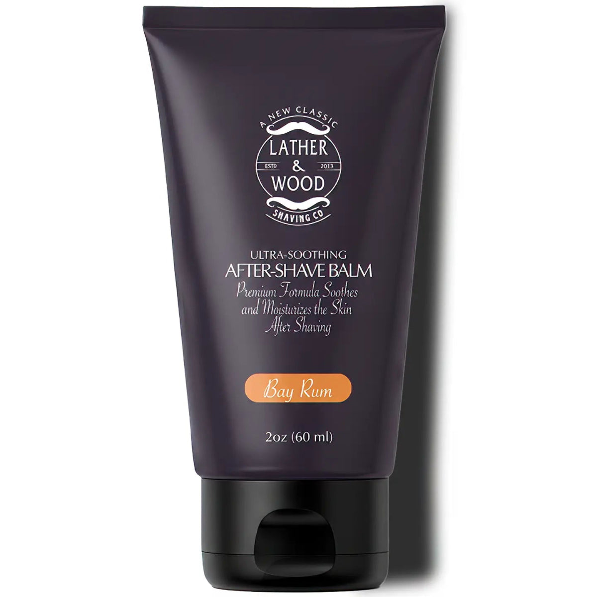 Lather & Wood Shaving Co. Bay Rum Aftershave Balm 2oz