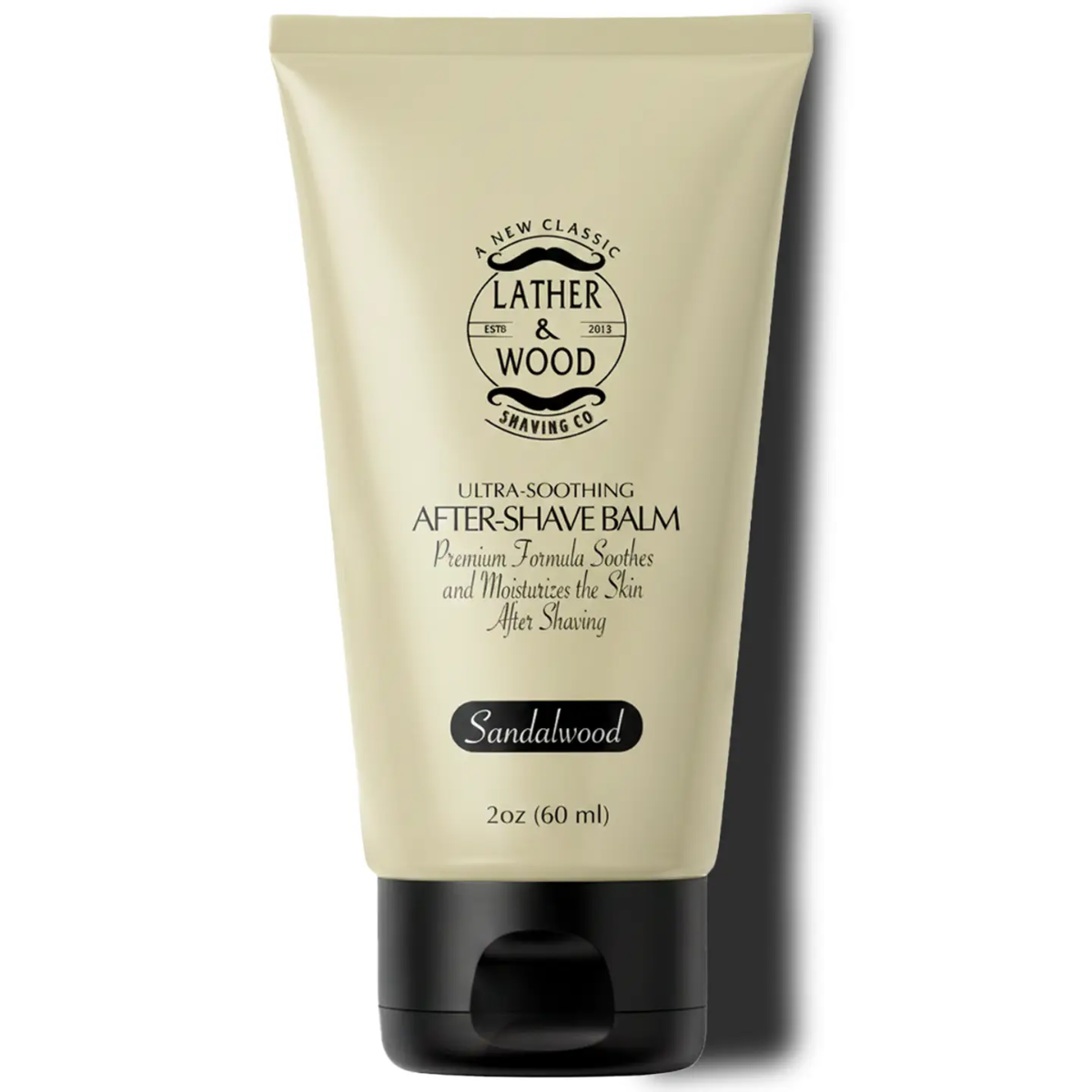 Lather & Wood Shaving Co. Sandalwood Aftershave Balm 2oz