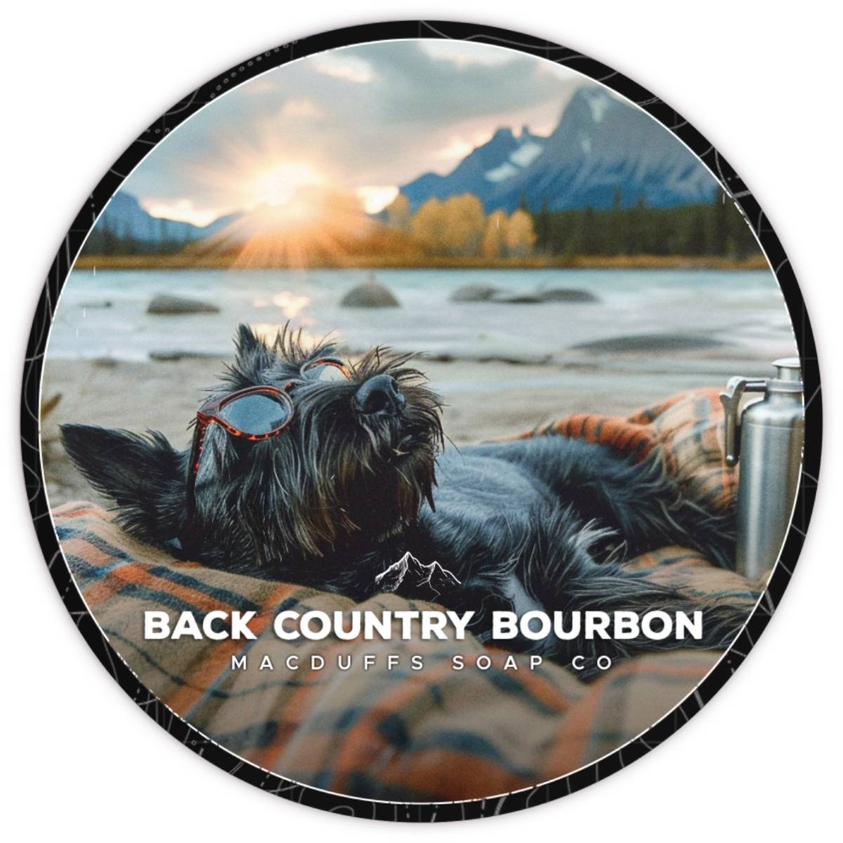 Macduffs Soap Company Backcountry Bourbon Shaving Soap 4oz