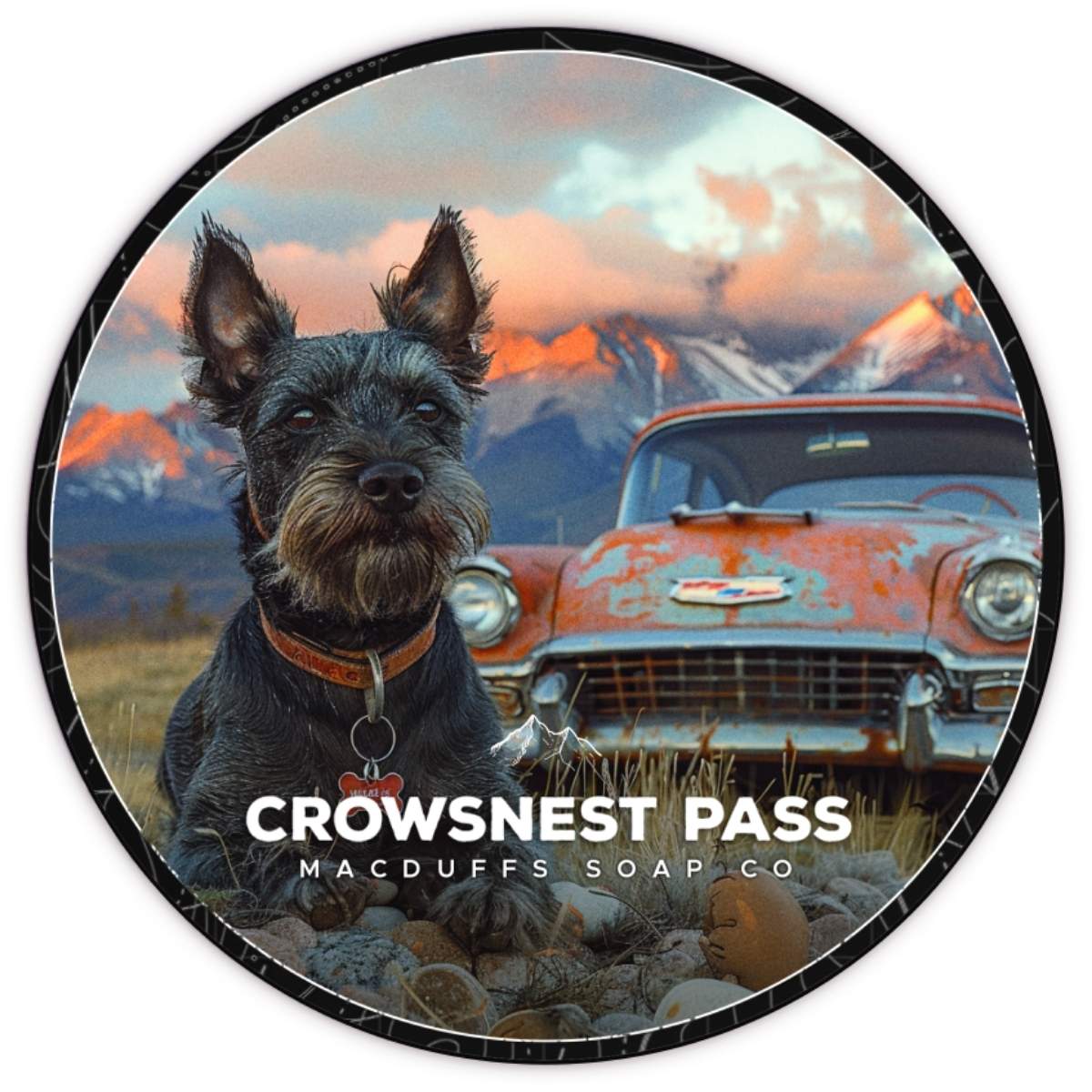 Macduffs Soap Company Crowsnest Pass Shaving Soap 4oz
