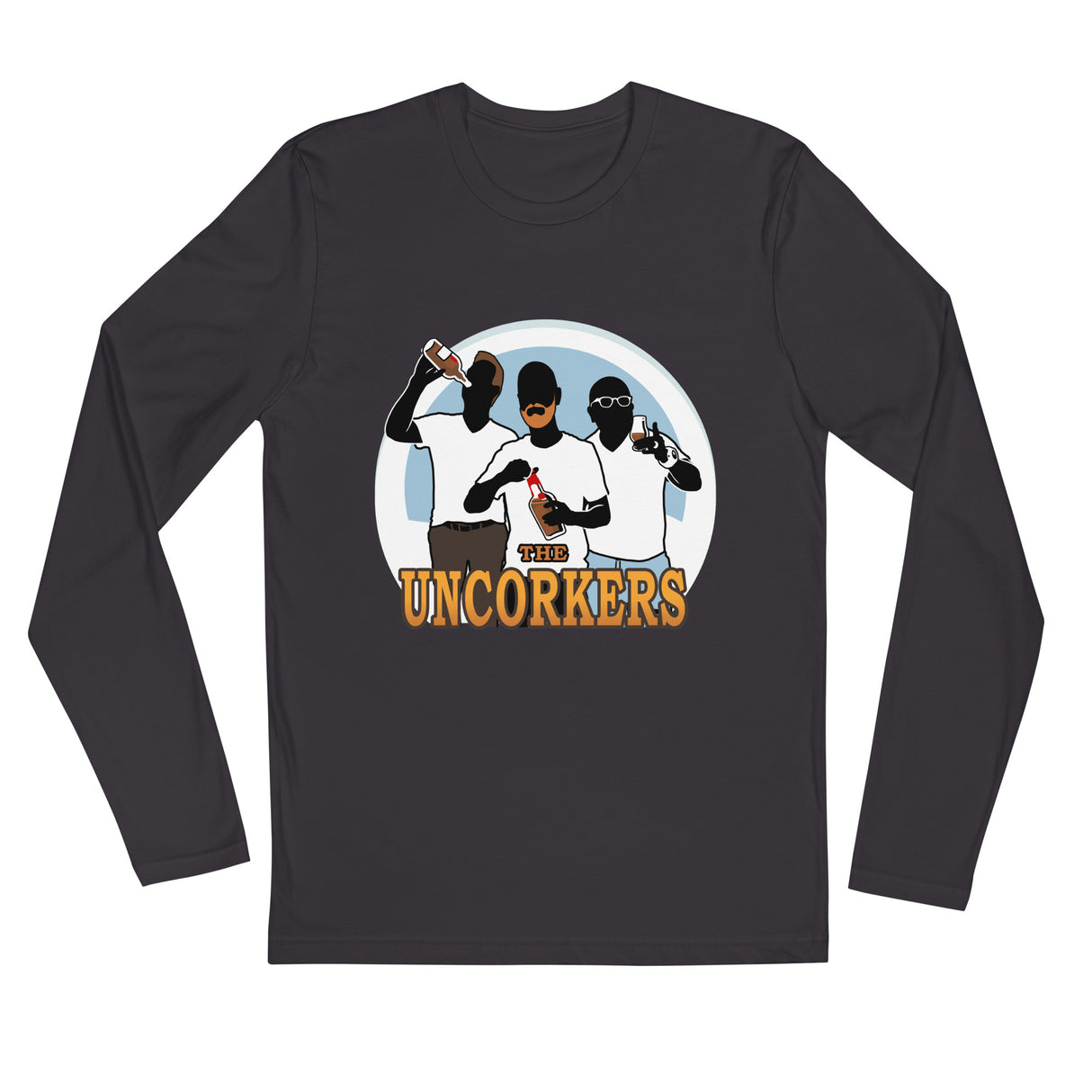The Uncorkers Long Sleeve Fitted Crew T-Shirt