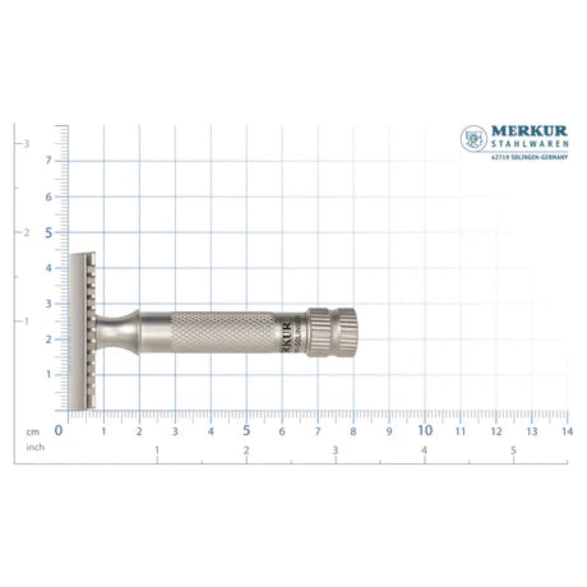 Merkur 11 INOX Stainless Steel Special Edition 1896 Open Comb Double Edge Safety Razor