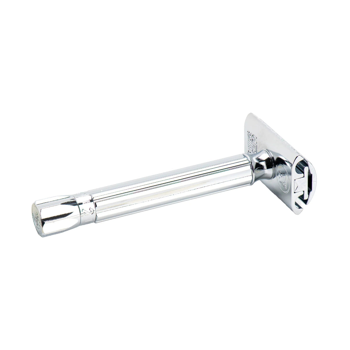 Merkur Progress 510 Long Handle Adjustable Safety Razor With Chrome Metal Knob