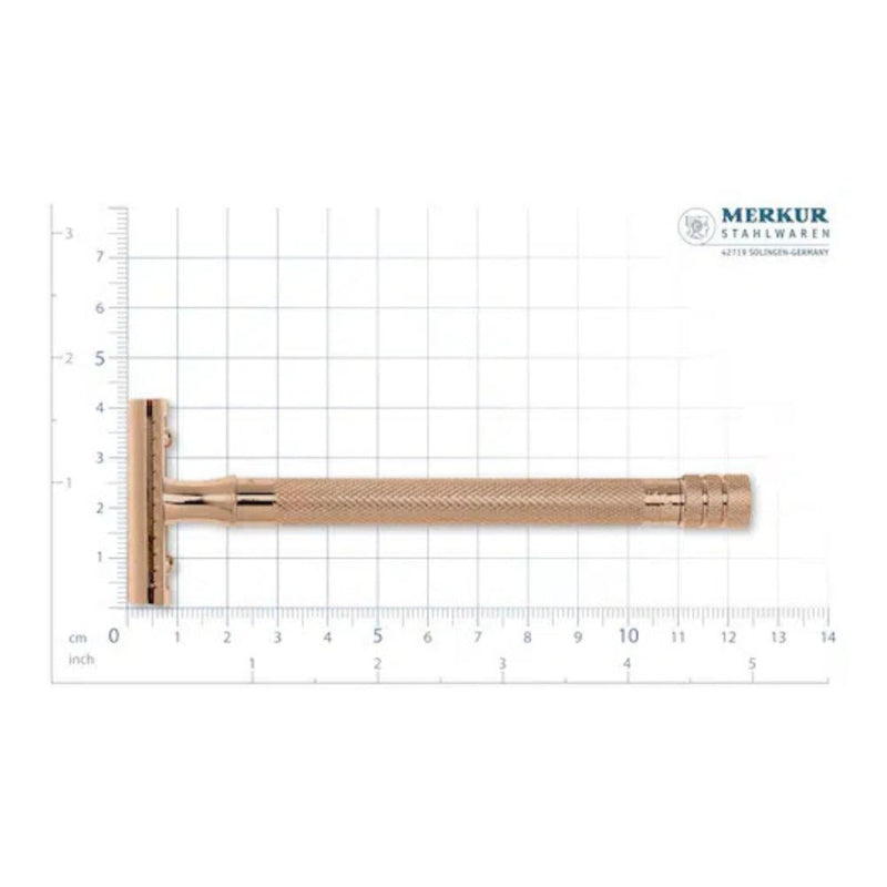 Merkur -  Rose Gold - Extra Long Handle - Double Edge Safety Razor