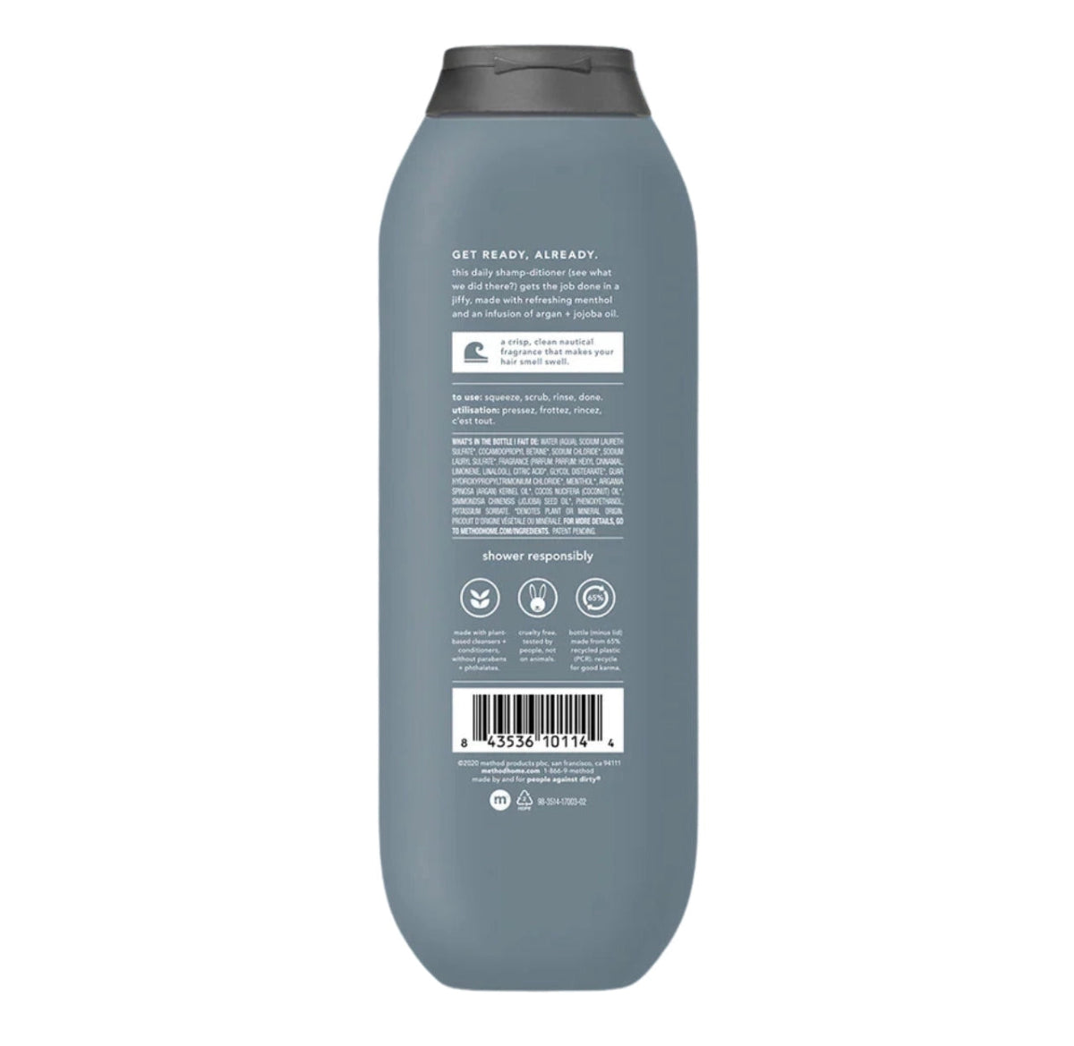 Method Men 2-in-1 Shampoo & Conditioner Sea + Surf 14 oz