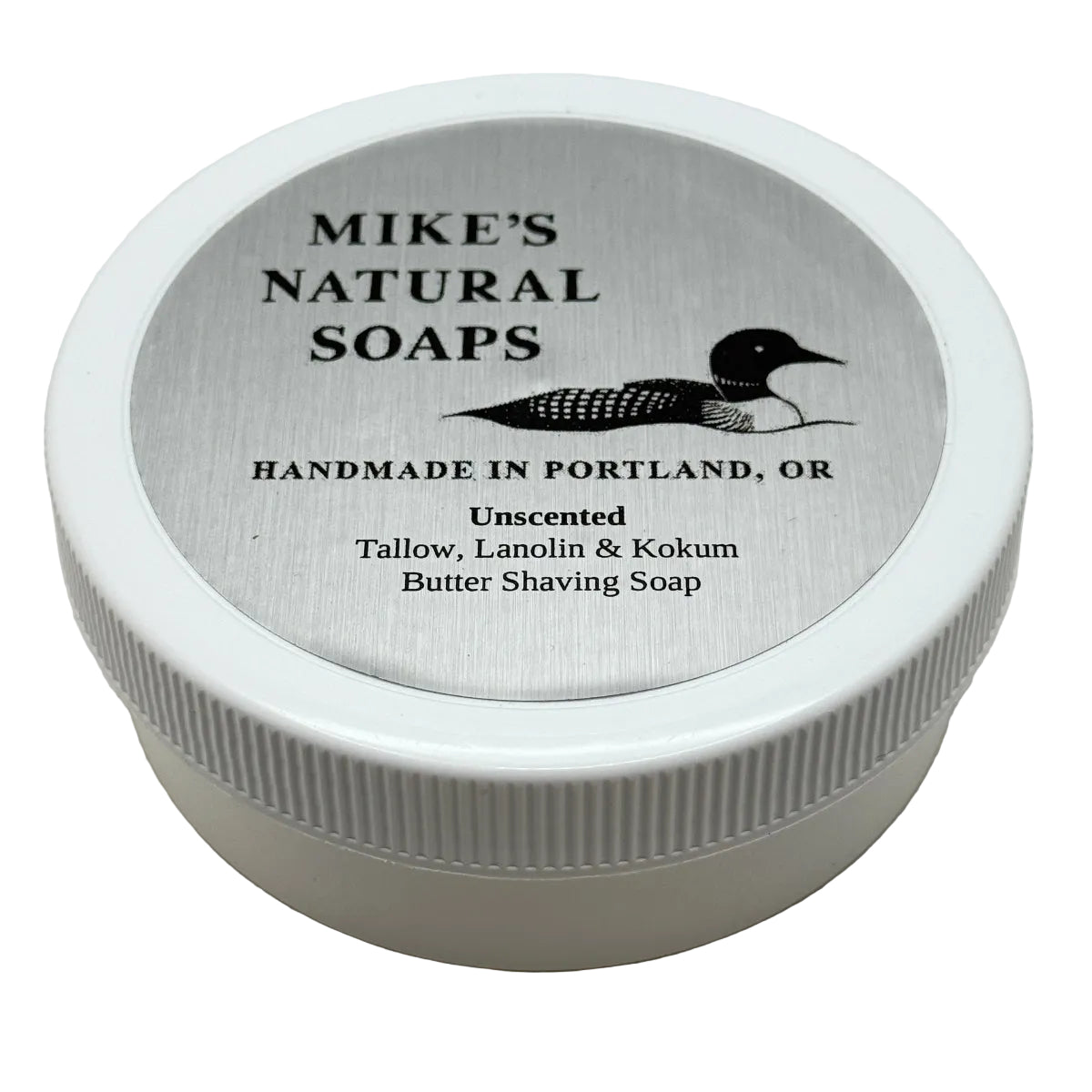 Mikes Natural Soap Unscented Shaving Soap 5oz
