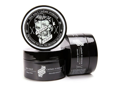 Modern Pirate Sea Salt Creme Pomade 3.2oz - Made in Australia