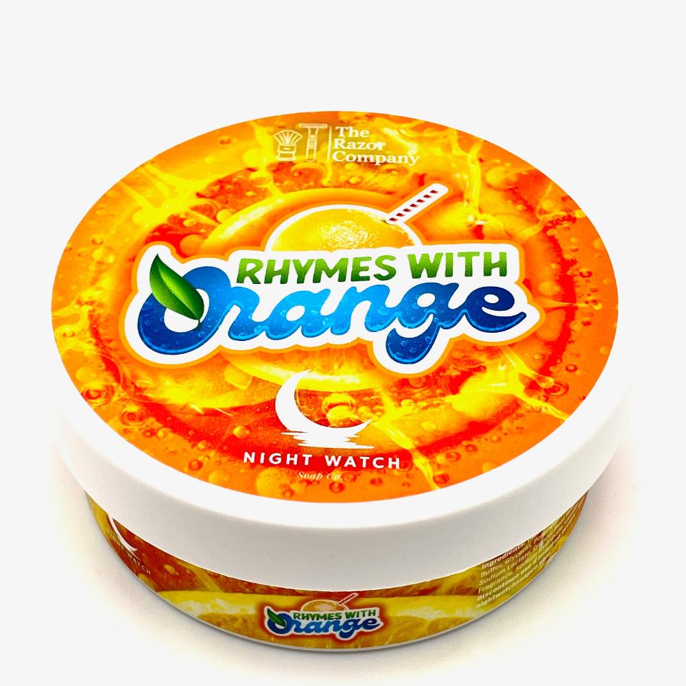 Night Watch Soap Co. - Rhymes with Orange - Artisan Shave Soap